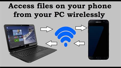 sending files from phone to laptop